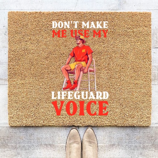 Lifeguard Use My Lifeguard Voice Coir Doormats