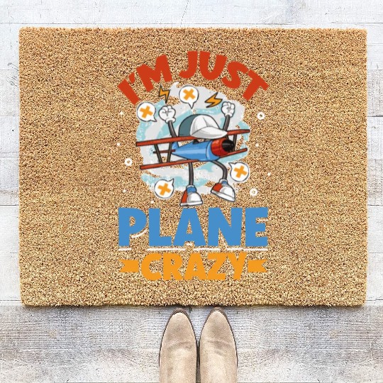Pilot Aviation Airplane Airline Future Pilots Coir Doormats