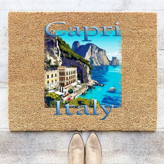 Italy Capri Campania Unique Design Coir Doormats