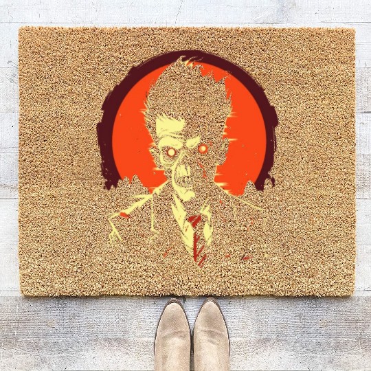 Zombie Apocalypse Ready for Halloween Grim Reaper Coir Doormats
