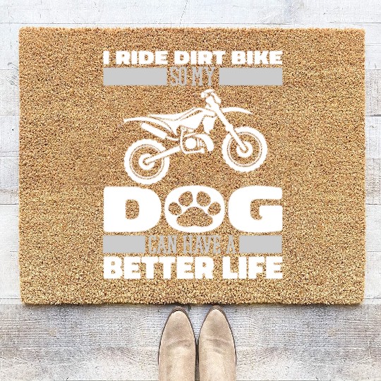 Dirt Bike Mx Motocross Supermoto Dog Coir Doormats
