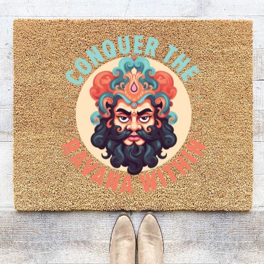 Happy Diwali Diwali Festival Indian Hindu Hinduism Coir Doormats