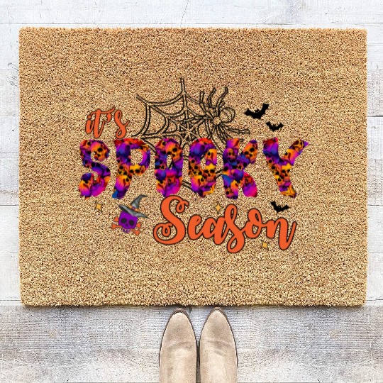 ITS SPOOKY SEASON Coir Doormats
