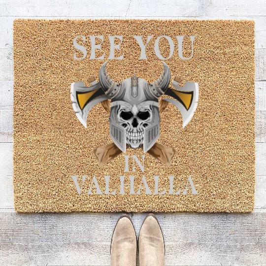 See You In Valhalla - Viking Coir Doormats