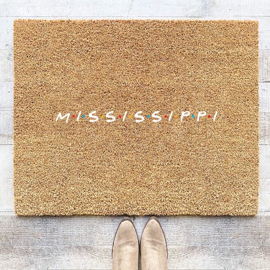 Mississippi Friends Coir Doormats