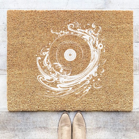 Vinyl Record Fantasy Coir Doormats