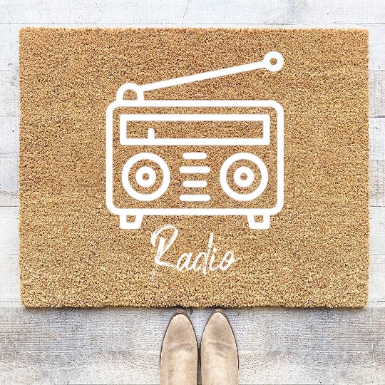 Classic Radio Coir Doormats