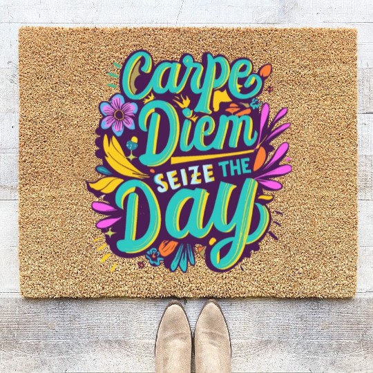 Carpe diem Coir Doormats