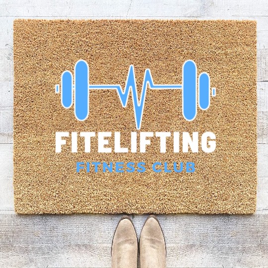 Gym Fitness Club Sports Coir Doormats