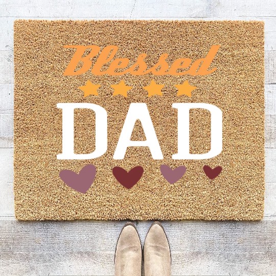 Blessed Dad Coir Doormats