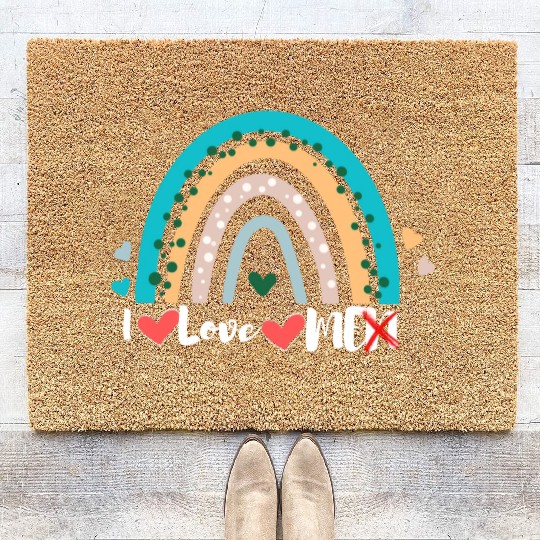 Not Men I love me I love men Coir Doormats