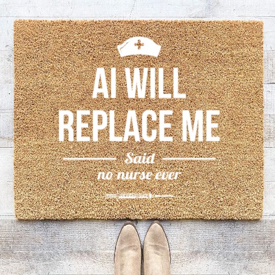 Medical Worker Registered Nurse RN Hospital Coir Doormats