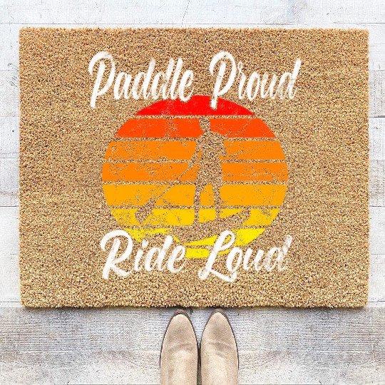 Paddle Proud Ride Loud Coir Doormats