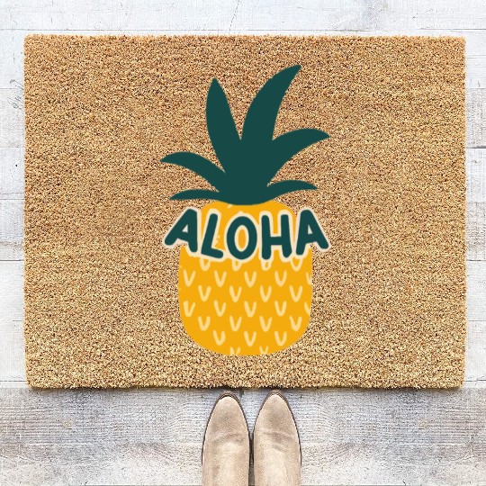 Aloha Pineapple Coir Doormats
