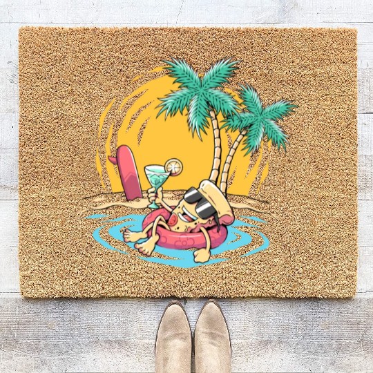 Pizza holidays Coir Doormats