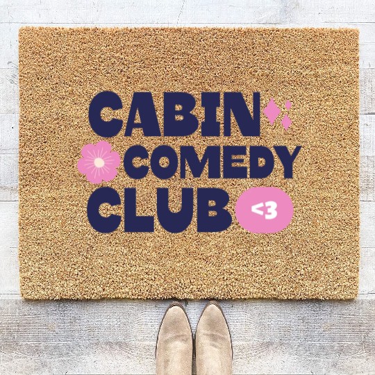 Cabin Comedy Club Coir Doormats