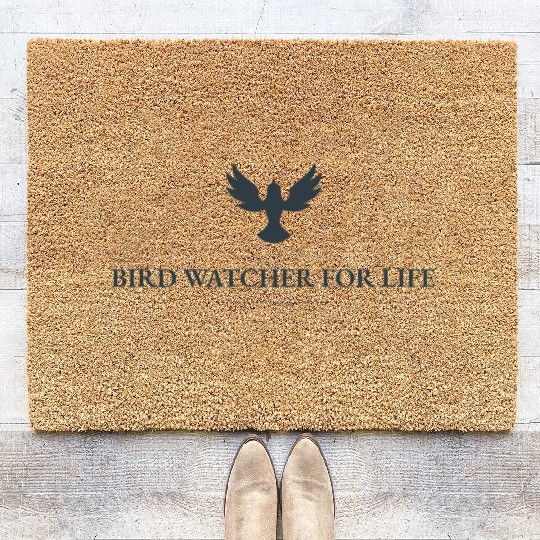 Bird Watcher for Life Coir Doormats