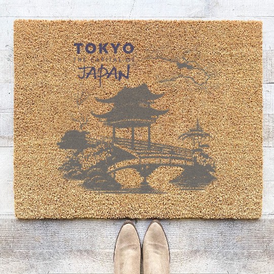 Tokyo - Japan Coir Doormats, Japan Gift, Japan Coir Doormats, Ja