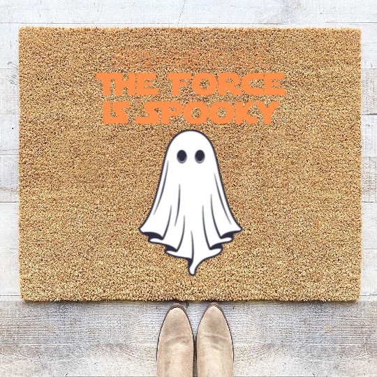 Ahs-Booka: Force is Spooky Halloween Gift Coir Doormats