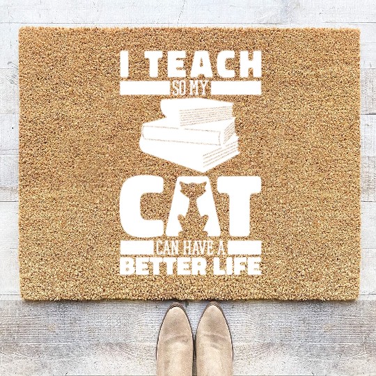 Teacher Teaching Coir Doormats