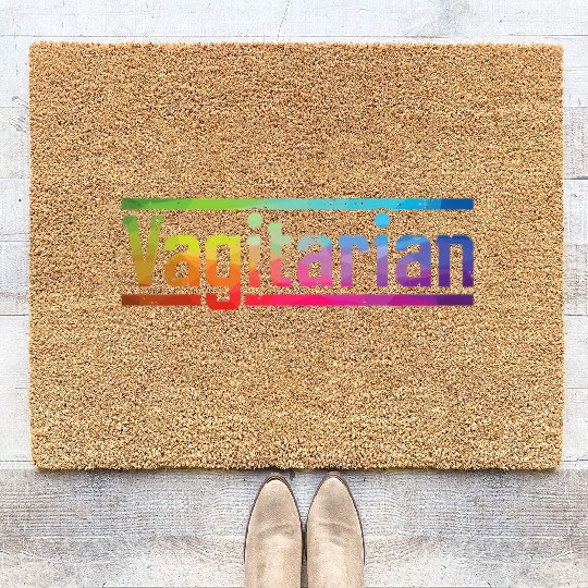 Funny Lesbian Lgbt Pride Month Gay Couple Women Coir Doormats