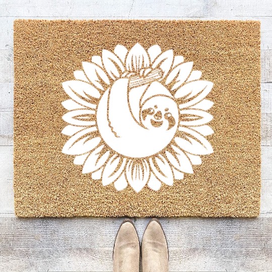 Sunflower Gardening Sloth Coir Doormats