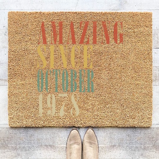 october 1978 Anniversary october 1978 october Coir Doormats
