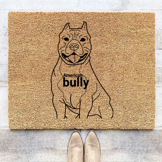 American Bully King - The King of the Street Coir Doormats