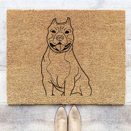 American Bully King - The King of the Street Coir Doormats