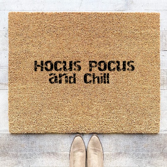 Hocus Pocus and chill Spooky Delights Collection Coir Doormats