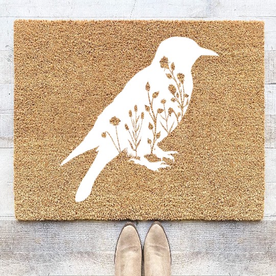 Crow Design Bird Coir Doormats