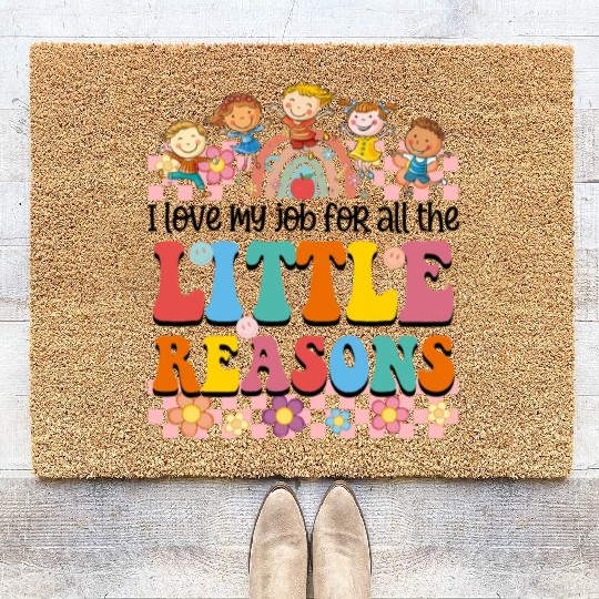 I love my job Coir Doormats