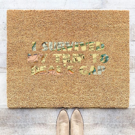 I Survived My Trip To Deals Gap Funny Deals Trip Coir Doormats