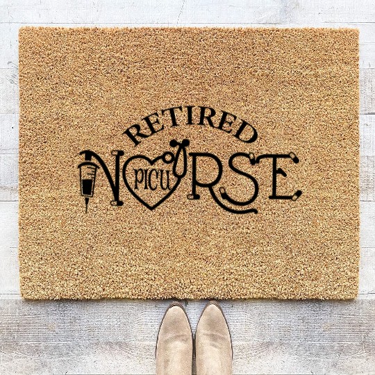 Retired nurse PICU Coir Doormats