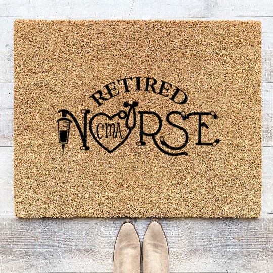 Retired nurse CMA Coir Doormats