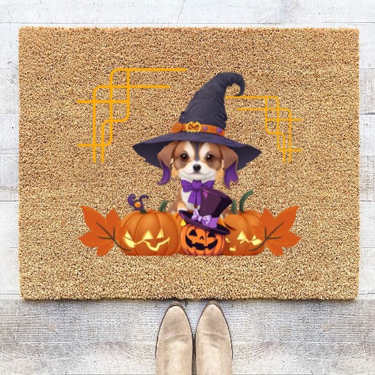 "Howdy Pumpkin Pal" Coir Doormats