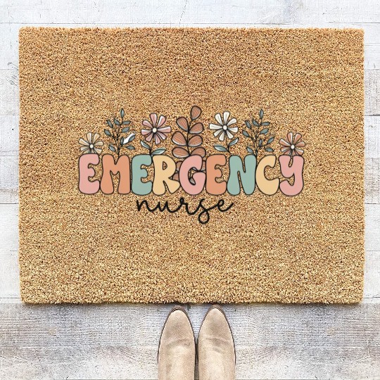 Emergency Nurse Coir Doormats