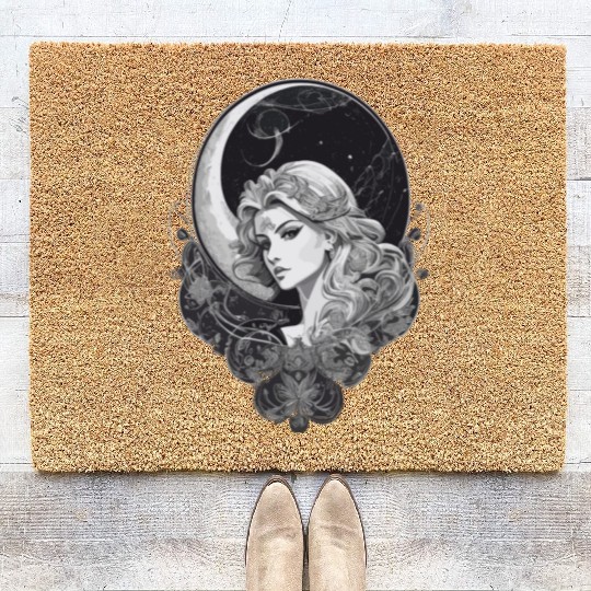 Virgo Tarot Spirituality - Precise Wisdom Coir Doormats