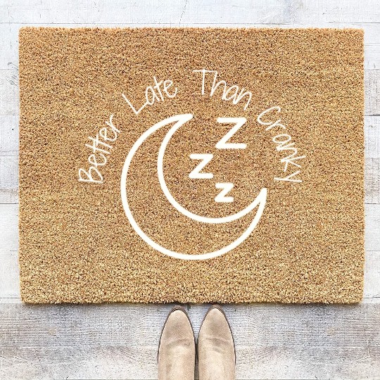 Better Late Than Cranky Coir Doormats