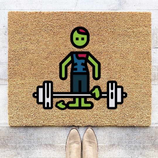 Deadlift Zombie Coir Doormats