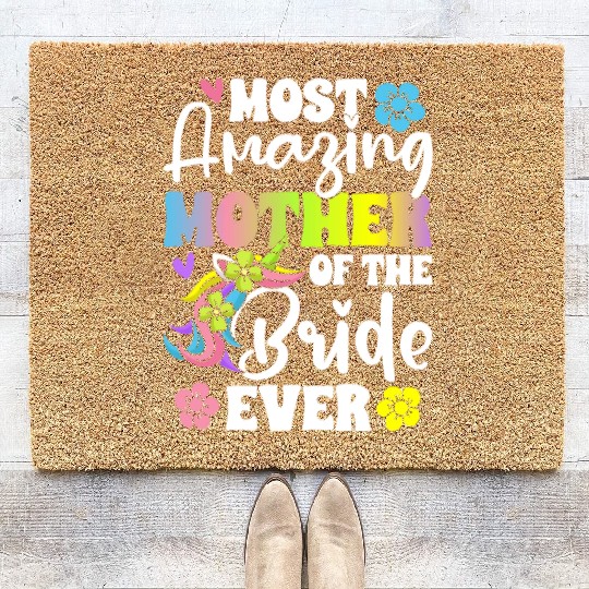 Wedding Bridal Party Coir Doormats