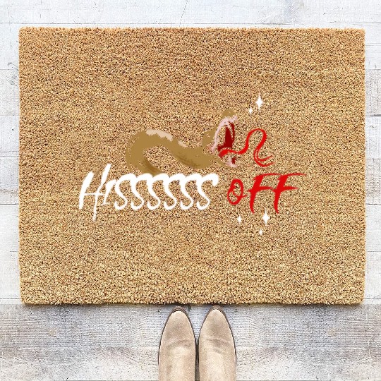 Reptile Collector Boa Serpent Venomous Snake Lover Coir Doormats