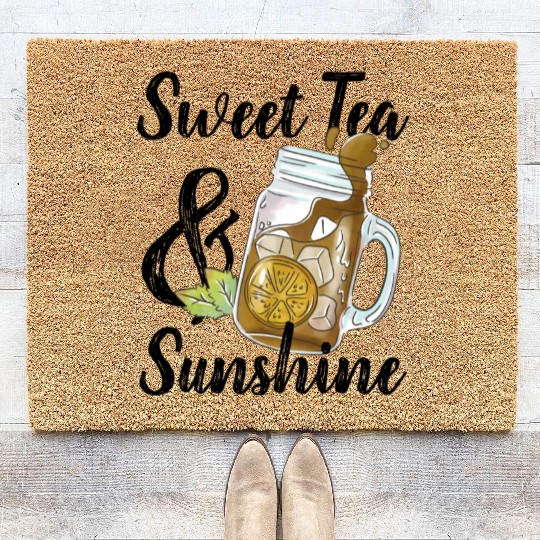 Sweet Tea And Sunshine Coir Doormats