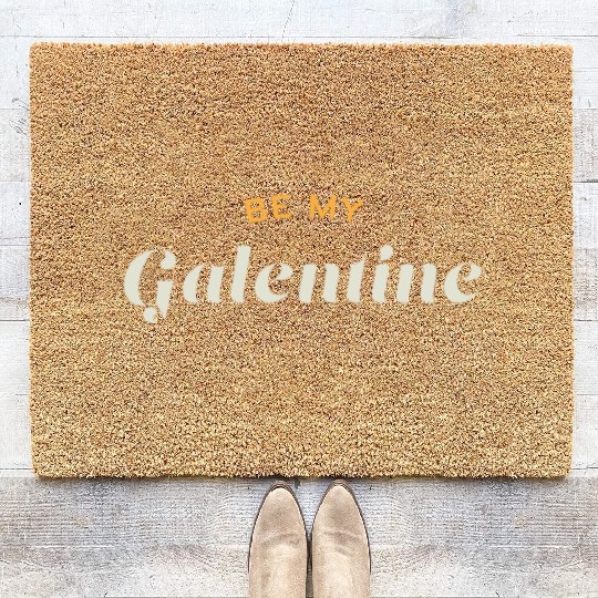 Be My Galentine. Galentine's Day Coir Doormats