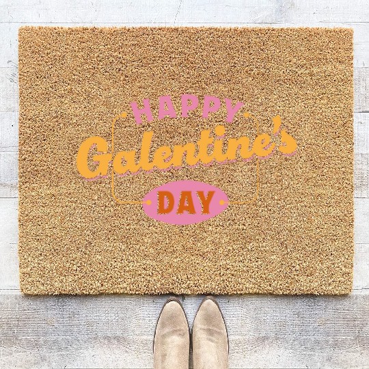 Be My Galentine. Galentine's Day Coir Doormats