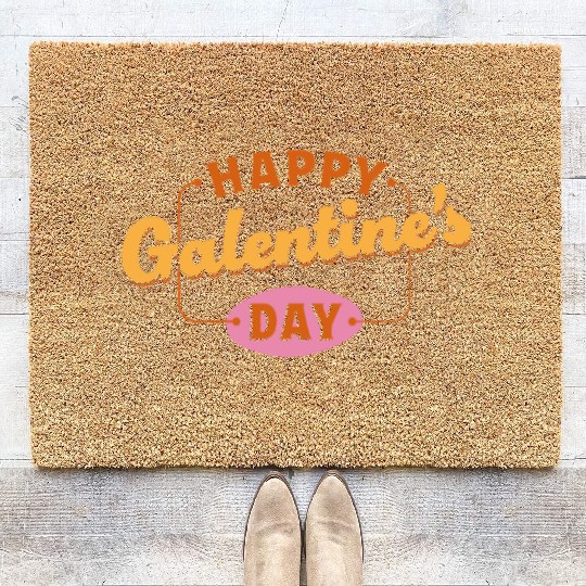 Be My Galentine. Galentine's Day Coir Doormats