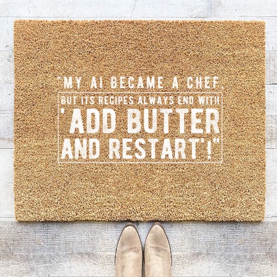 My AI became a chef Coir Doormats