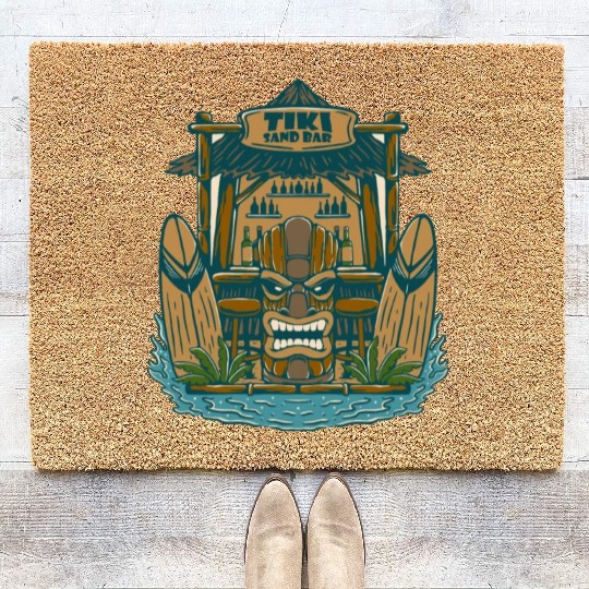 TIKI SAND BAR Coir Doormats