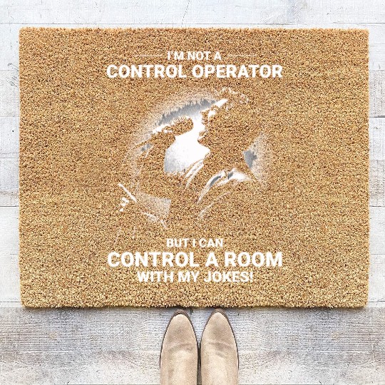 Ham Radio Operator Stand-Up Comedy Control Room Coir Doormats