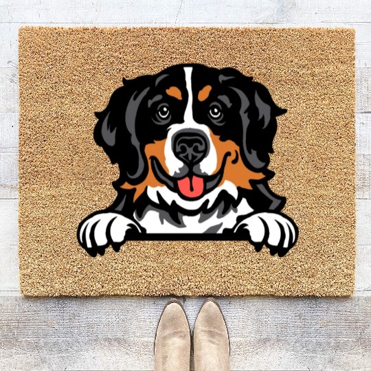 Bernese Mountain Dog Coir Doormats